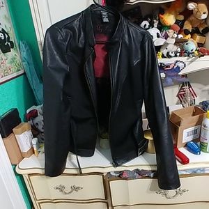 Hot topic Black widow leather jacket